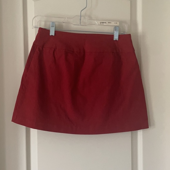 Red Urban Outfitters wrap skirt - Picture 2 of 6